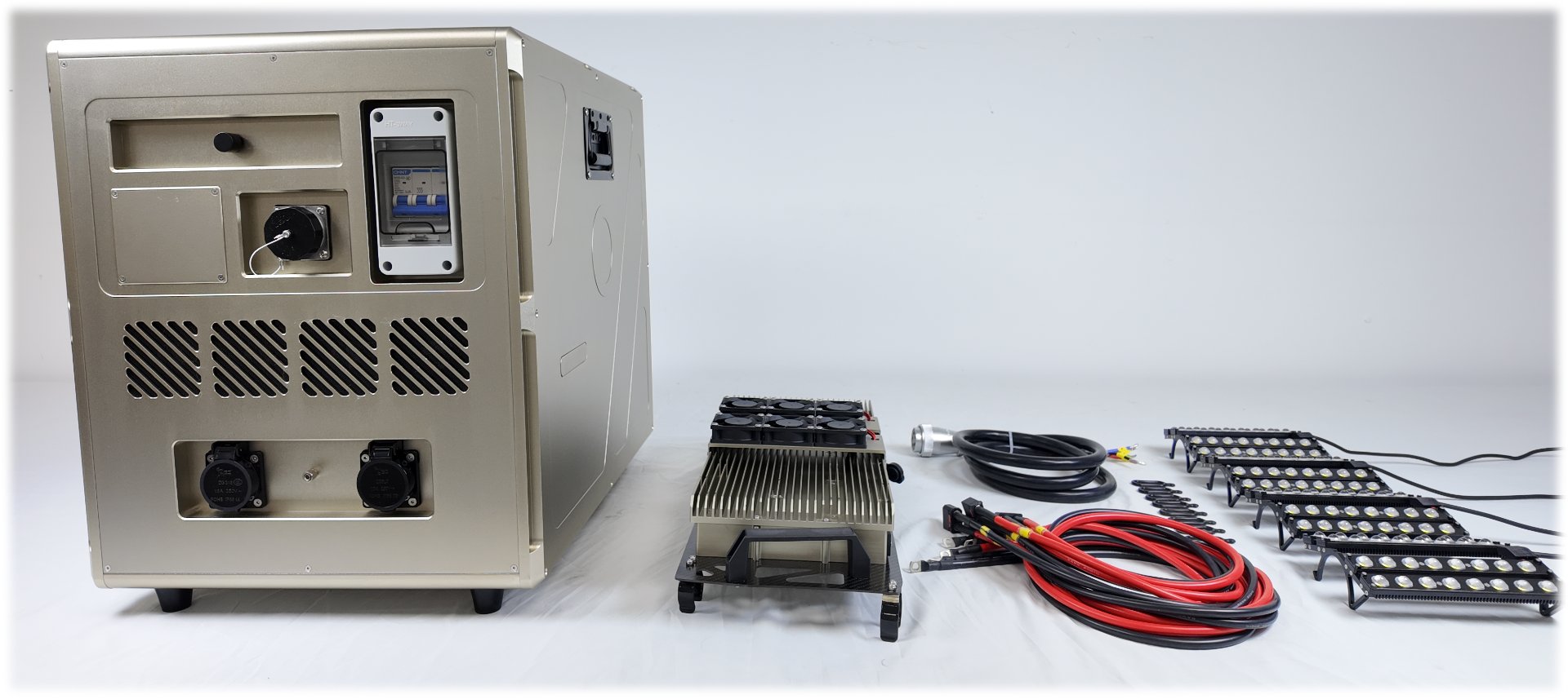 A complete set tethered power supply