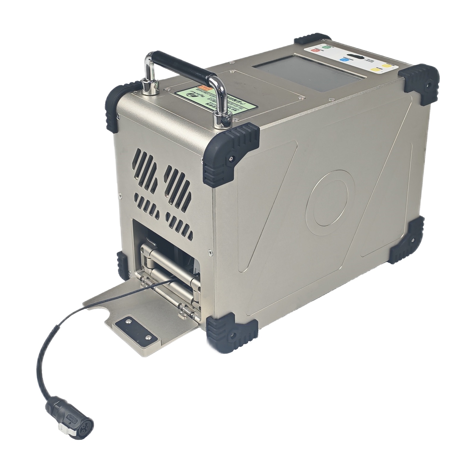 Ground power unit — rugged reel case with automatic tether payout